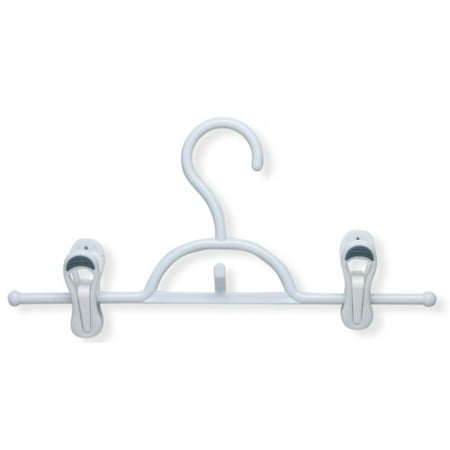 Honey Can Do Soft Touch Skirt and Pant Hanger with Clips (Set of 2) (Set of 12)