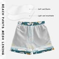 thumbnail image 5 of Egg Pattern Swim Trunks Quick Dry Beach Pool Board Shorts Lightweight Stylish Print Sizes 2T to XL, 5 of 8