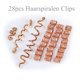 thumbnail image 4 of 28 Piezas Cuentas para el Cabello Bobinas en Espiral Cuentas para Rastas Trenzas Anillos Clips Puños de Metal Joyería para el Cabello Accesorios para Envolturas para el Cabello Pinzas, 4 of 6