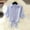 Dark Blue, variant on Blouses & Button-down Shirts,short Sleeve Blouse,gauze Shirts for Women,tops for Women,long Button Down Shirts for Women,turn-down Button Sleeve Shirt Collar Tops Short Blouse Red M