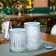 thumbnail image 3 of Yayeee Flameless Candles with Remote Flickering Battery Operated Multi Color Changing, Purple Deer, 3 of 7