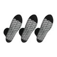 thumbnail image 2 of Noble Health Care Diabetic Non Skid Hospital Slipper Socks 6 Pack (10-13, Black), 2 of 6