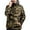 E7-Brown, variant on Military Jacket for Men with Hood Windproof & Waterproof Windproof Jacket Big and Tall Lightweight Long Sleeve Raincoat with Pocket Zip Up Camo Softshell for Hiking,Green 3XL