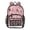 Ice Cream Cones Pattern, variant on PVC Transparent Backpacks Clear Backpack for Travel and Outings Ice Cream Cones and Shooting Stars