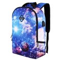 thumbnail image 1 of School Bag Fashion Starry Sky Pattern Travel Backpack with USB Charging Port, 1 of 2
