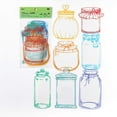 thumbnail image 1 of Fiudx Juego de 14 Marcapáginas Transparentes con Elegancia Floral, Marcapáginas Diy Inspirados En La Naturaleza, Actividad Única Al Aire Libre, Regalo de Belleza Botánica, 14 Piezas, 1 of 2