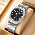 thumbnail image 3 of SKMEI Watch for Men Analog Quartz Luminous Business Watches Waterproof Stainless Steel Casual Date Men Wristwatch, 3 of 6