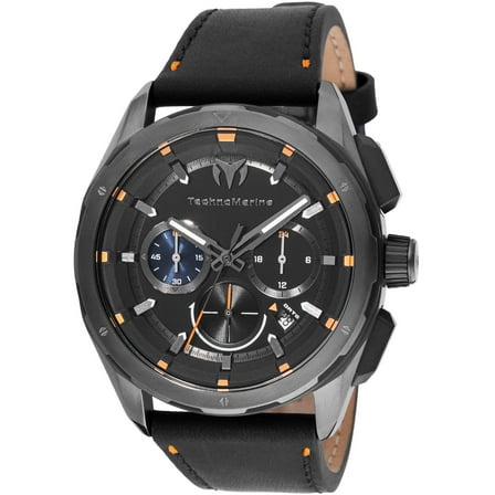 Technomarine Ocean Chronograph GMT Quartz Black Dial Men's Watch TM-318087