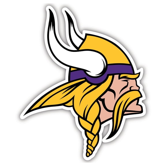 Minnesota Vikings 24" Logo Cutout Sign