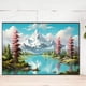 thumbnail image 4 of Pintura de diamante 5D DIY, taladro redondo completo, Kit de montaña nevada, decoración del hogar, arte artesanal, 4 of 9