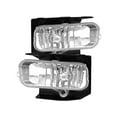 thumbnail image 6 of Kojem Pair Fog Light for 1999-2004 Ford F-150 F-250 Expedition Heritage Replacement for FO2591105 Left & Right w/Halogen Bulbs Fog Lamp - Clear Lens, 6 of 13