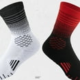 thumbnail image 2 of Fraobbg 4 Pairs Mens Athletic Socks Crew Casual Cushion Breathable Basketball Sports Mid-calf Socks, 2 of 7