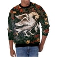 thumbnail image 1 of Hombres Casual Cuello Redondo 3D Impresión Digital Pullover Deportes Manga Larga Sudadera Tops Pompotops oipoqjl19072, 1 of 3