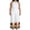 White, variant on Stamzod Women's Plus Size Jumpsuit Halter Beach Vacation Overalls One Piece Sleeveless Wide Leg Long Pant Rompers with Pockets Watermelon Red L