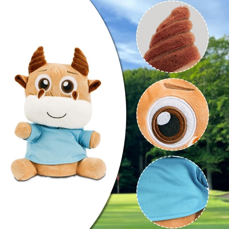 CEORPER Unique Bulldog Driver Headcover Funny Cartoon Dog Themed Golf Headcover