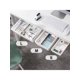 thumbnail image 1 of 1pc Japanese Style Desk Organizer Under Table Drawer, Non-perforated Desk Bottom Storage Hidden Adhesive Drawer Type Storage Box, 1 of 5