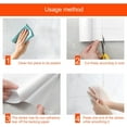 thumbnail image 4 of 15.7 x 197 Inch Contact Paper, Waterproof and Oil-Proof Peel and Stick Covering, Protection for Kitchen Backsplash Tiles, Cabinets, Walls, Shelves(Clear), 4 of 6