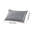 thumbnail image 3 of Linnome Summer Ice Rattan Pillowcase Double Sided Cool Breathable Ice Silk Pillow Cover Machine Washable 23x15.7in Silver, 3 of 6
