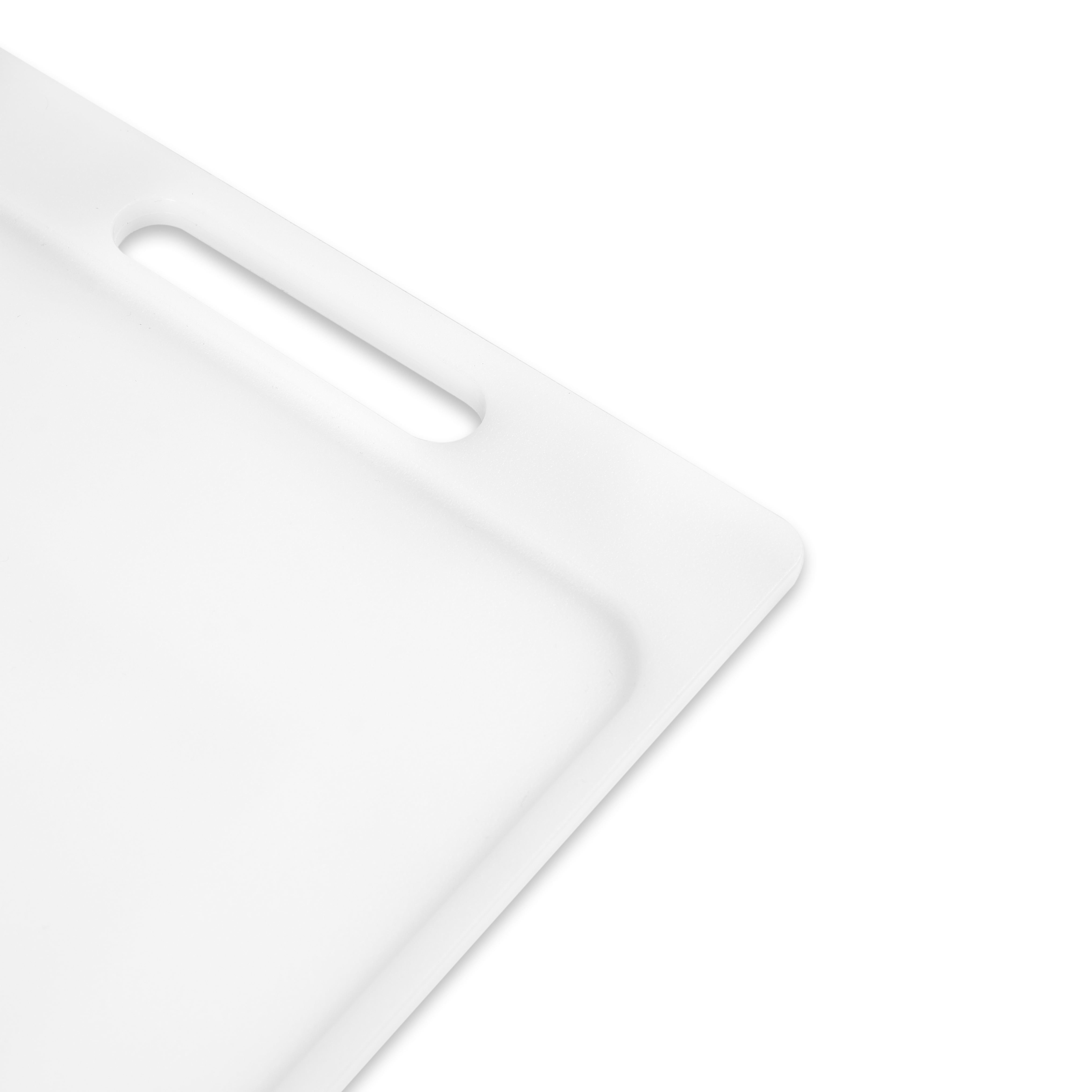 (3 pack) Mainstays 11" X 14.5" White Non-Slip Poly Cutting Board with Juice Groove