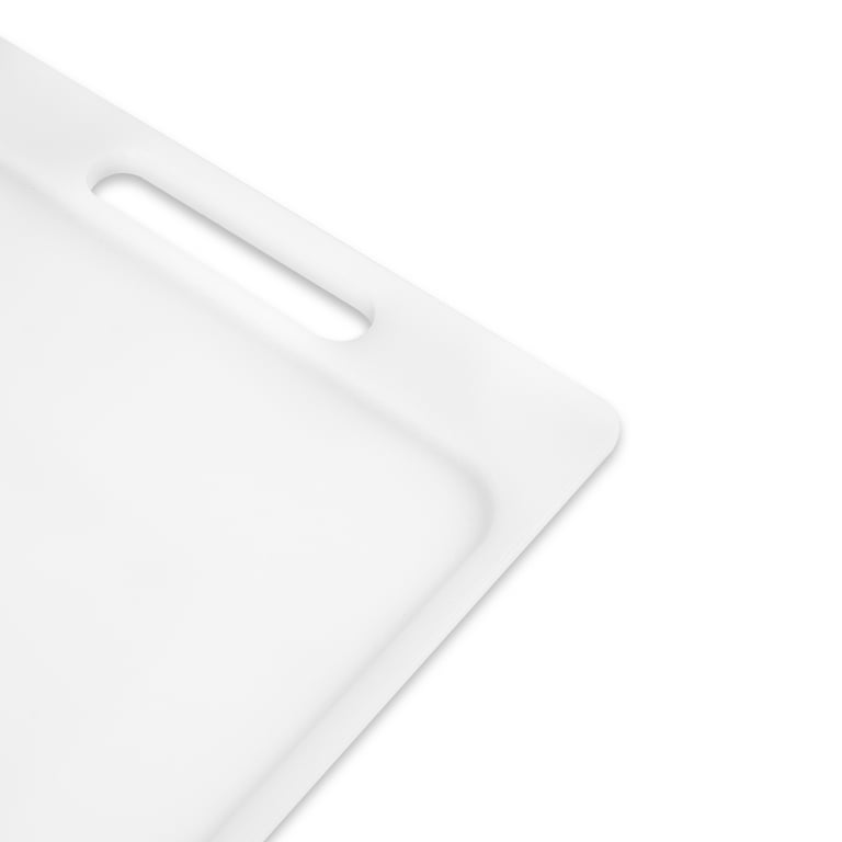 WHITE CUTTING BOARD PE LARGE 500X380X13MM - Core Catering