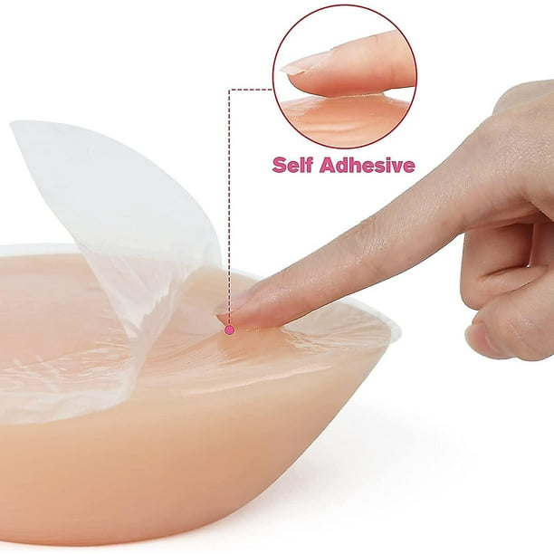 AA Cup Triangle Breast Silicone Breast Forms CD TG Fake Boobs Bra Enhancers