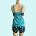 thumbnail image 5 of Two Piece Tankini Swimsuits for Women Tank Blouson Top Bathing Suits with Floral Boyleg Bottoms Modest Swimwear, 5 of 5