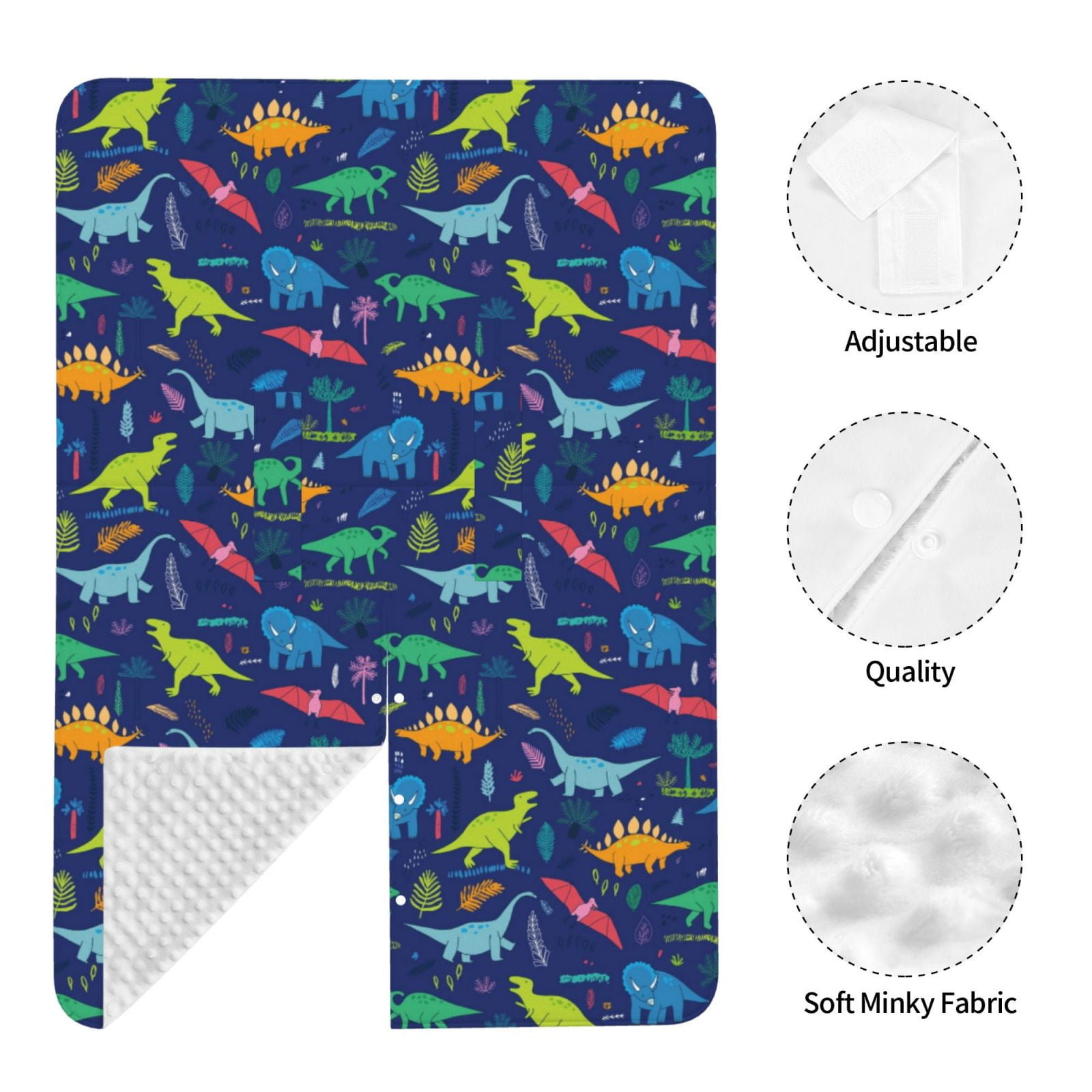 Naloa Dinosaurs Adventure Baby Car Seat Cover, Breathable Baby Carrier Cover, Multiuse Baby Carrier Cover & Nursing Breastfeeding Cover