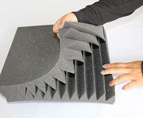 Acoustic Panels Studio Foam Wedges 1 X 12 X 12 Mybecca 12 Pack 