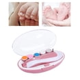 thumbnail image 4 of Lima De Uñas Eléctrica Para Bebés, Cortadora De Uñas Para Bebés De Alta Seguridad Rectificado Fino Recorte Rápido Con 6 Cabezales De Molienda Para Adultos Para Uñas Para ANGGREK Otros, 4 of 8