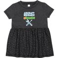 thumbnail image 3 of Inktastic Aircraft Mechanic in Training Future Occupation Girls Baby Dress, 3 of 5