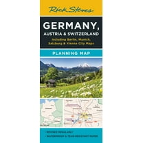 Rick Steves Rick Steves Germany, Austria & Switzerland Planning Map: Including Berlin, Munich, Salzburg & Vienna City Maps, (Paperback)