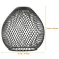 thumbnail image 2 of Eease Hollow Out Lamp Shade Iron Wire Mesh Light Cover Metal Light Shade Pendant Lamp Mesh Cover, 2 of 5