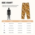 thumbnail image 2 of Salouo Vintage Wood Grain Sunflower A Print Women's Pajama Pants Casual Loose Sweatpants PJs Flowy Pants Drawstring Palazzo for Women Wide Leg Pants Lounge Pajama -Large, 2 of 8