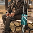 thumbnail image 5 of COEQINE Marble Print Crutch Case Underarm Crutches Attachment Hanging Pouch Large Capacity Crutch Storage Bag Easy to Clean Walking Cane Pouch for Rehabilitation Patients, 5 of 7