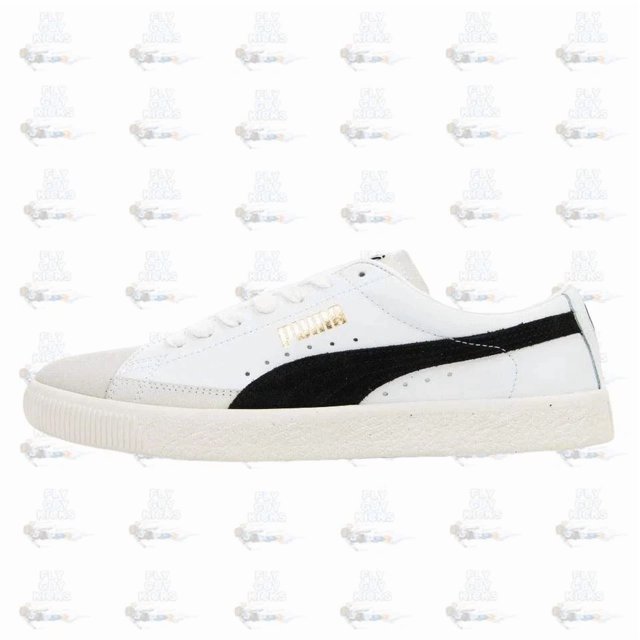 PU & MA Basket VTG White Black Green Yellow Gold Sneaker Shoe Trainer