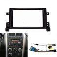 thumbnail image 2 of 2din Stereo Radio Fascia Panel Frame For Grand Vitara 2005-2015 Car Gps Dvd Autoradio Frame, 2 of 5