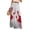 Light Gray, variant on WTOBBY Women's Casual Halloween Print Elastic Waist Drawstring Pockets Wide Leg Straight Trousers, Seasonal Novelty Comfort Pants,Beige L