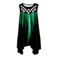 thumbnail image 6 of QUNYINEY Casual Sundresses for Women Beach Graphic Sleeveless Summer Midi Tank Dress Drop Shoulder Cutout Crew Neck Loose Fit Beach Dresses, 6 of 6