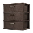 thumbnail image 1 of Cajonera Sterilite 3 Niveles Grande Tejida Chocolate, 1 of 4