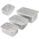 thumbnail image 4 of Stainless Steel Containers Storage Box Multiple Applications Practical Food Container Restaurant for Travel Canteen Easy to Store ANGGREK Otros, 4 of 8