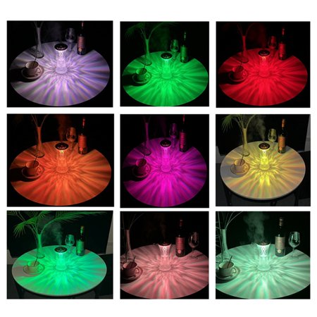 

USB Humidifier 720Ml Rechargeable Mini Humidifiers Ambients Night Light Air Humidifier Office