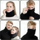 thumbnail image 4 of Calentadores de cuello de invierno para hombres y mujeres, polainas para el cuello, bufandas para la cara, bufandas de vellón, bufandas gruesas y cálidas para deportes de esquí, 4 of 4