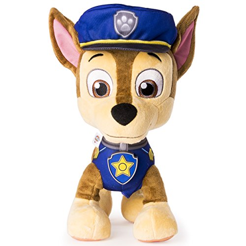 paw patrol real talking chase plush toy