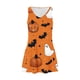thumbnail image 4 of Vestido de Verano para las Mujeres Impresión de la Moda Bolsillo sin Mangas Cuello en V, Vestido Casual para la Playa Y Diario, 4 of 5