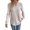Khaki, variant on Women Long Sleeve V Neck Sweatshirt Fall Fashion Tops Loose Fit Casual Pullover Comfort Stretch Fabric Trendy Street Style L Size Blackish Green