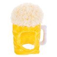 thumbnail image 2 of Décoration de Bonnet pour Animaux de Compagnie Forme de Tasse de Bière Couvre-Chef Léger en Peluche, 2 of 8