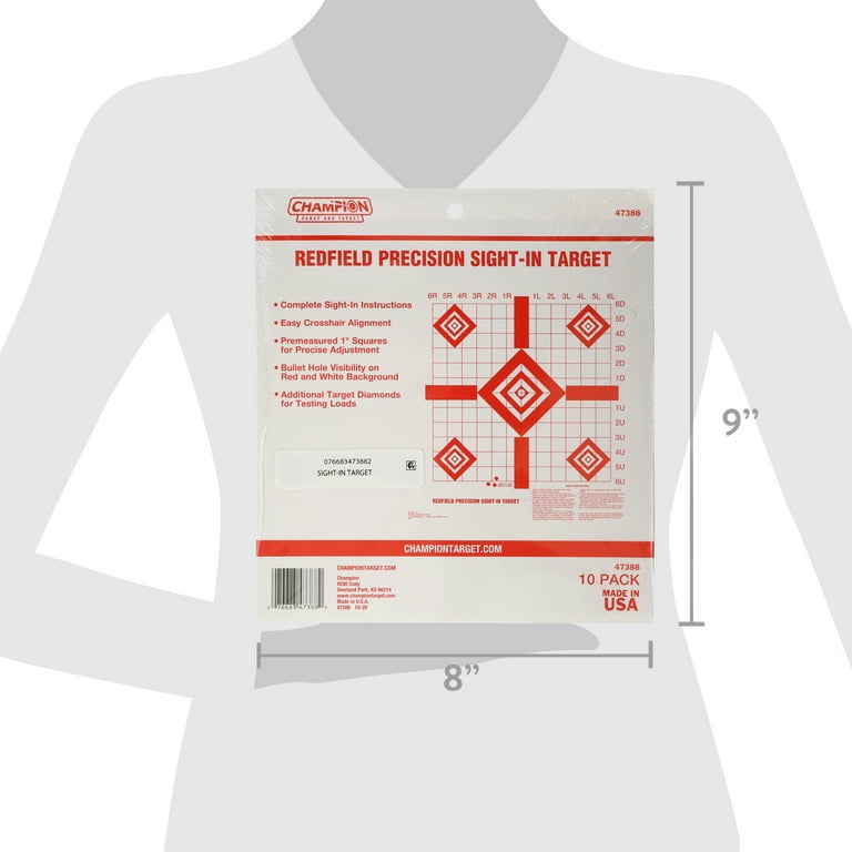 Champion Redfield Style Targets 47388 Prec Sightin 10