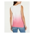 thumbnail image 2 of INC $69 Womens New Pink Dip Dye Sleeveless Top L B+B, 2 of 2