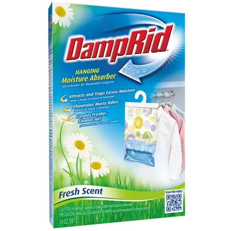 Damp Rid FG80 Hanging Moisture Absorber, Fresh Scent, 14 Oz, Each