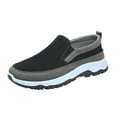 thumbnail image 5 of Mepaouo Men's Slip on Hiking Shoes Outdoor Athletic Walking Sneakers Arch Support Orthopedic Moccasins, 5 of 6